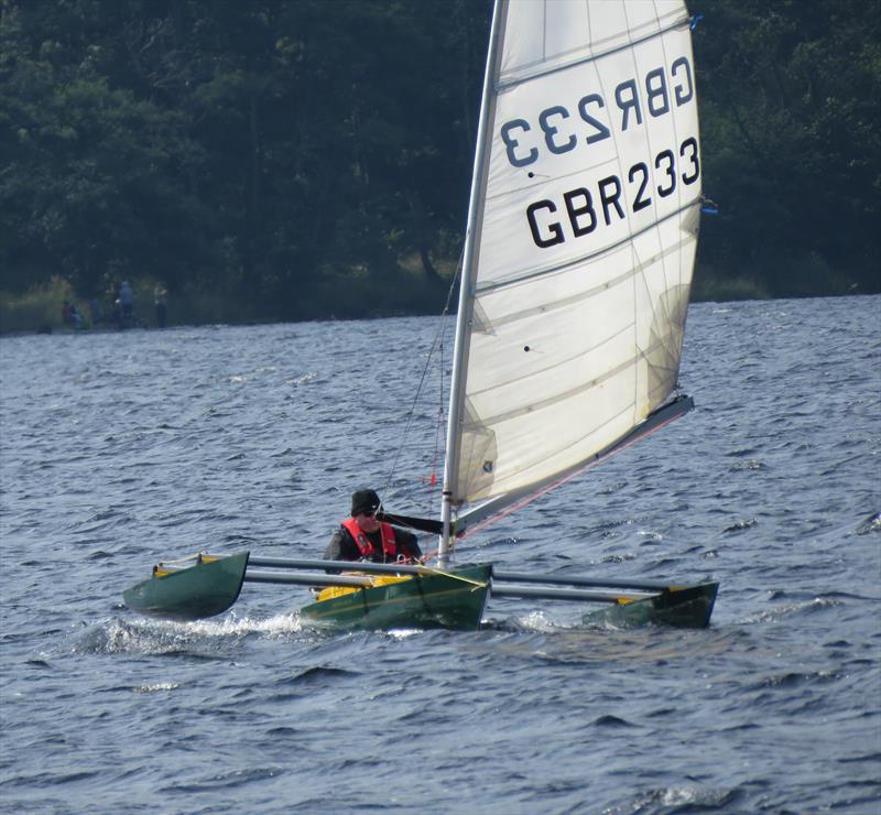 Jim Donaldson during the Sailability Scotland SCIO T4 Regatta at Loch Earn photo copyright Dianne Donaldson taken at Loch Earn Sailing Club and featuring the Challenger class