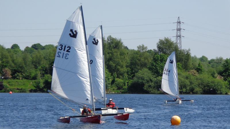 WISH SC Open Challenger Event photo copyright Marion Edwards taken at Wigan and St Helens Sailing Club and featuring the Challenger class