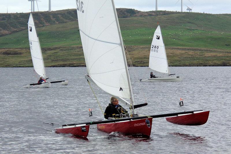 Welsh Open Challenger Championship at Llyn Brenig photo copyright Marion Edwards taken at Llyn Brenig Sailing Club and featuring the Challenger class