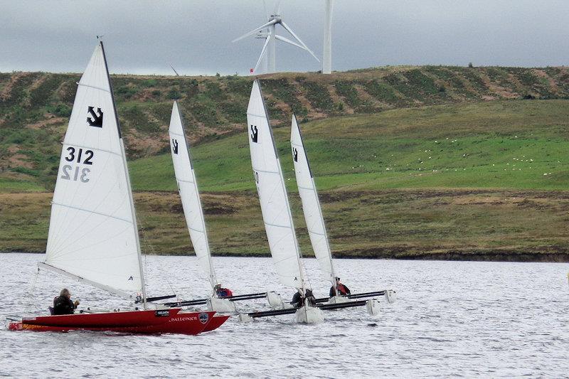 Welsh Open Challenger Championship at Llyn Brenig photo copyright Marion Edwards taken at Llyn Brenig Sailing Club and featuring the Challenger class