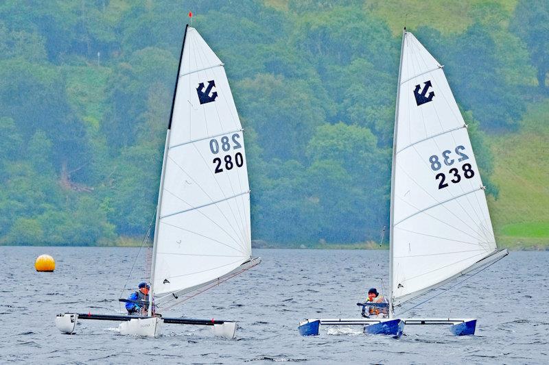 280 and 238 head to head - Sailability Scotland Challenger Traveller Series event at Loch Earn photo copyright Jane Foster taken at Loch Earn Sailing Club and featuring the Challenger class