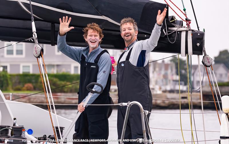 Privateer's Carl L.C. Kah III (left) and Ervin Grove - Ida Lewis Distance Race 2024 photo copyright Stephen R Cloutier taken at Ida Lewis Yacht Club and featuring the Class 40 class