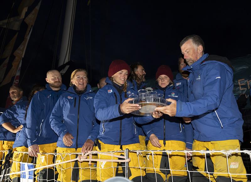 A few wee drams for third place Ha Long Bay, Viet Nam - Clipper Round the World - photo © Martin Shields