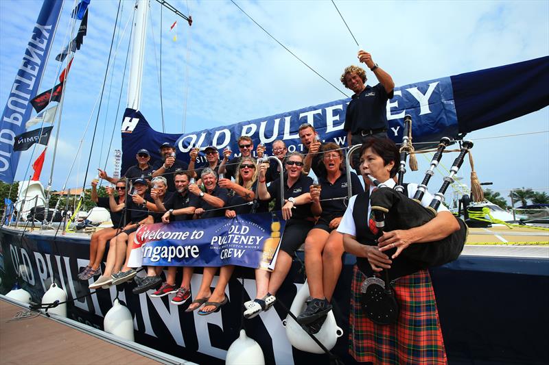 Old Pulteney arrive in Singapore photo copyright Clipper Ventures taken at ONE15 Marina Club and featuring the Clipper Ventures class