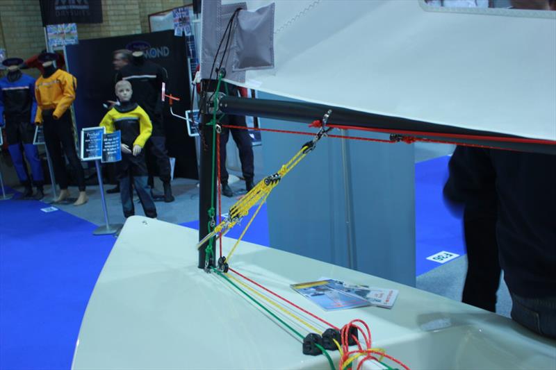 Race controls on a display Comet at the Dinghy Show - photo © Comet class