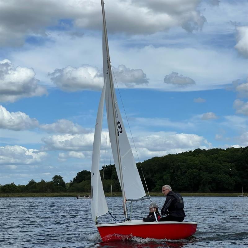 Comet Duo 2022 'Worlds' and Nationals at Cransley photo copyright Nigel Austin, Cave Ellson & Lu Stevenson taken at Cransley Sailing Club and featuring the Comet Duo class