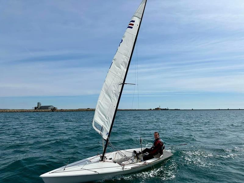 Castle Cove Contender Open photo copyright Richard Weatherburn  taken at Castle Cove Sailing Club and featuring the Contender class