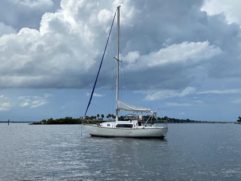 Ambre's first 'free' boat - photo © Ambre Hasson