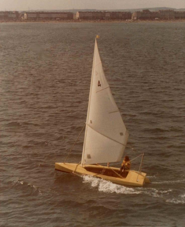 Shooting Star did not just attract attention for her looks, but the boat was remarkably quick in lighter airs photo copyright Bratt family taken at  and featuring the Classic & Vintage Dinghy class