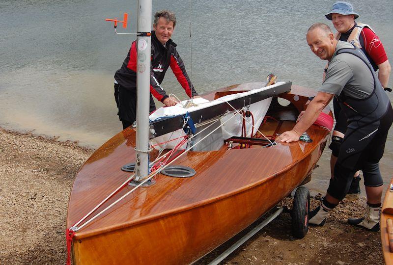 A beautifully restored Fairey Finn, one of a number that grace the classic Finn fleet in the UK photo copyright Dougal Henshall taken at  and featuring the Classic & Vintage Dinghy class