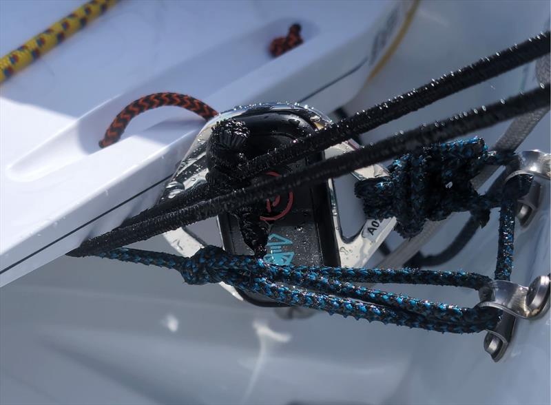 smartlink Atto installed on the toestrap - photo © Cyclops Marine