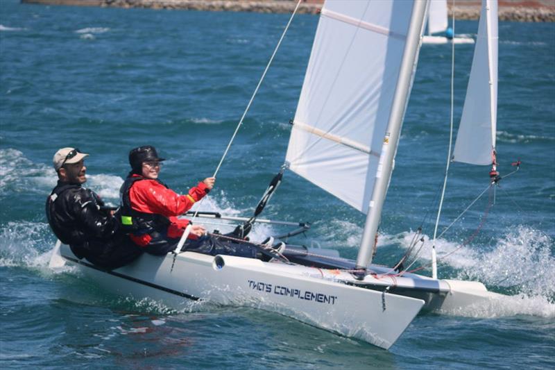 Dave and John sailing during the Noble Marine Dart 15 Nationals at the WPNSA - photo © Pauline Love