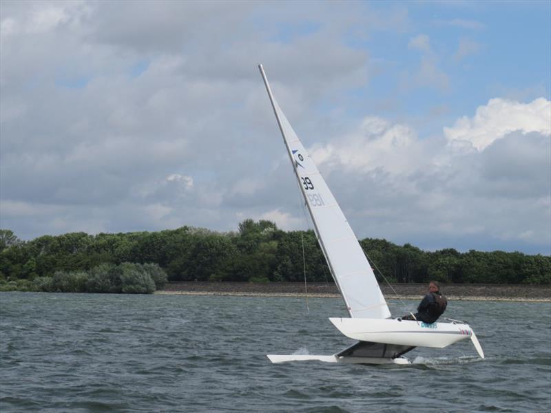 Lively gusts during the Dart 15 Summer TT at Draycote - photo © Steve Pell