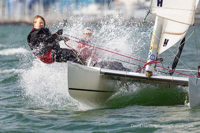 Dart 18 on Bournemouth Digital Poole Week 2024 Day 2 - photo © David Harding / www.sailingscenes.com