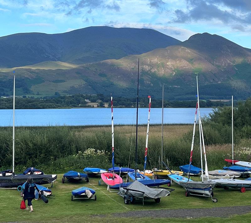 NSSA National Youth Regatta starts at Bassenthwaite photo copyright Paul Allen taken at Bassenthwaite Sailing Club and featuring the Dinghy class