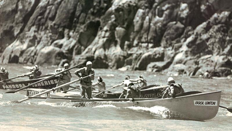 Jim Mackay surfboat racing in Australia - photo © Mackay Family archives