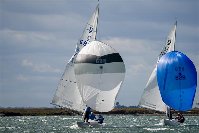 Dragons sailing during Burnham Week 2023 - photo © Petru Balau Sports Photography / sports.hub47.com