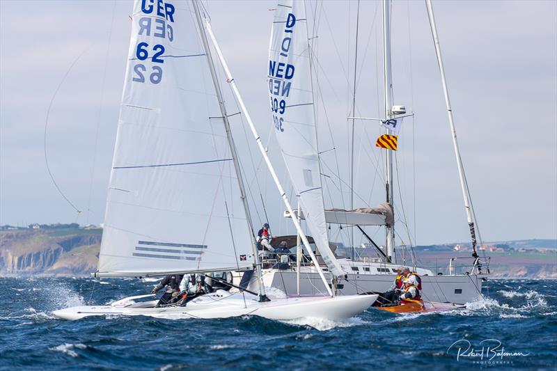 Kinsale Dragon Gold Cup 2024 Day 1 photo copyright Robert Bateman taken at Kinsale Yacht Club and featuring the Dragon class