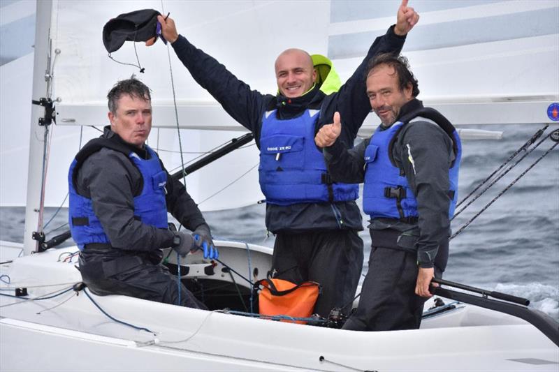 Andrade, Leitmann and Lea win the Kinsale Dragon Gold Cup 2024 Day 6 photo copyright David Cullinan taken at Kinsale Yacht Club and featuring the Dragon class