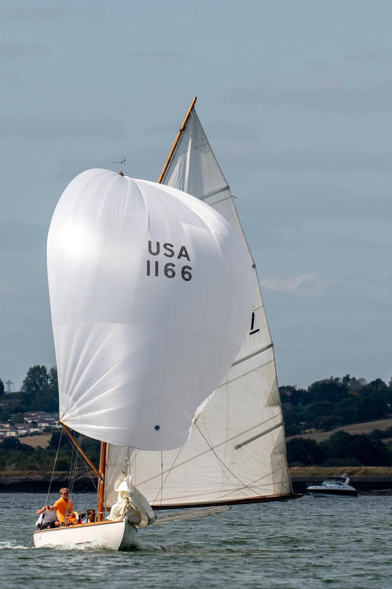 East Coast One Design Wizard, helmed by David Smith, won the race on the 6th day of Burnham Week 2024 - photo © Petru Balau Sports Photography / sports.hub47.com