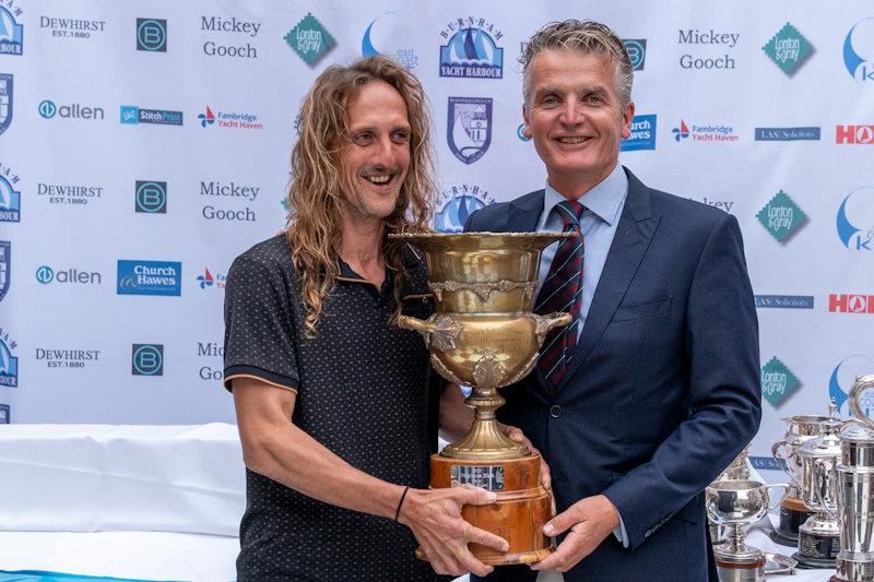 Dan Halley, helming 'Rhythm' wins the Burnham Week 2024 ECOD Regatta  photo copyright Petru Balau Sports Photography / sports.hub47.com taken at Royal Corinthian Yacht Club, Burnham and featuring the East Coast One Design class