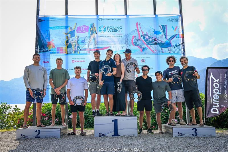 ETF26 - Class podium - Foiling Week 2024 - photo © Martina Orsini