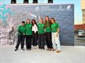 Kingdom of Saudi Arabia (KSA) Sumaya Bamakhrama & Shahad Nour joined by RNZYS Mastercard Youth Training Programme sailors Ella Arnold, Madison Rist & Alissa Marshall