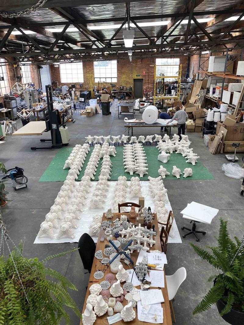 ATL Composites helps Reef Design Labs restore reefs - photo © ATL Composites 