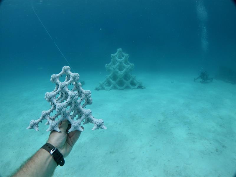 ATL Composites helps Reef Design Labs restore reefs - photo © ATL Composites 