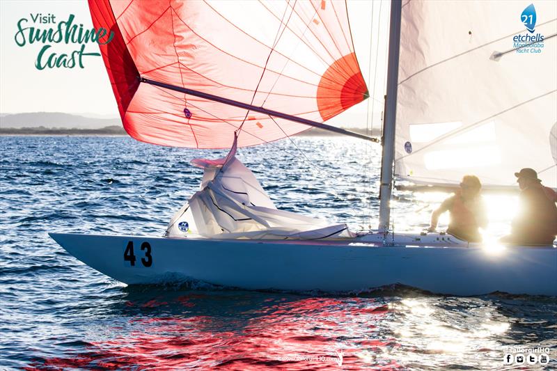 They do call it the Sunshine Coast for a reason -  day 3 of the Etchells Australian Nationals - photo © Nic Douglass / www.AdventuresofaSailorGirl.com