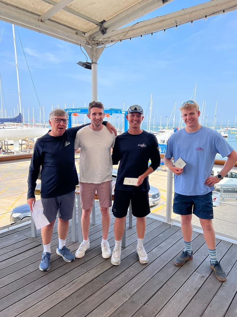 International Etchells South Coast Championship 2024 - 1st Corinthian Team photo copyright Harry Blowers taken at Royal London Yacht Club and featuring the Etchells class