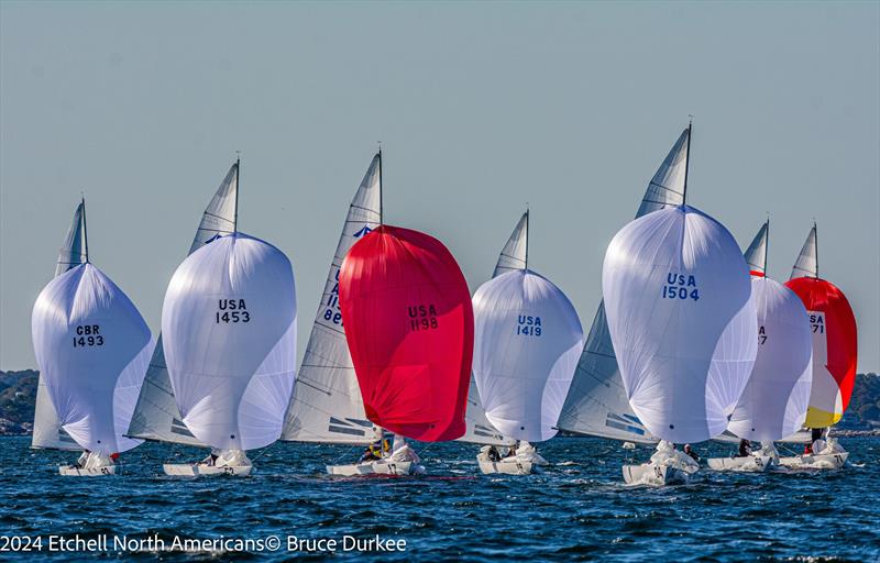 Etchells North Americans at Marblehead - photo © Bruce Durkee