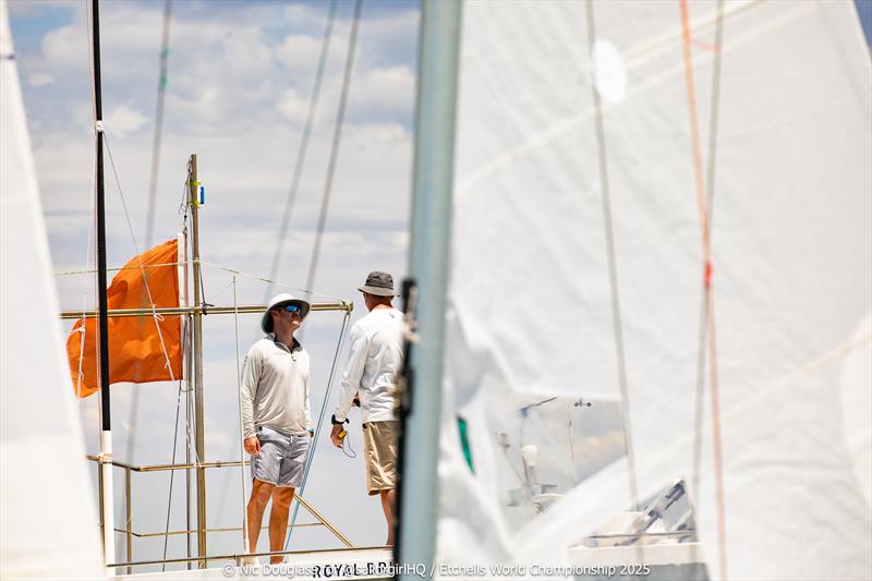 Race Committee Discussions - 2025 Etchells Pre-World Championship - photo © Nic Douglass @sailorgirlHQ