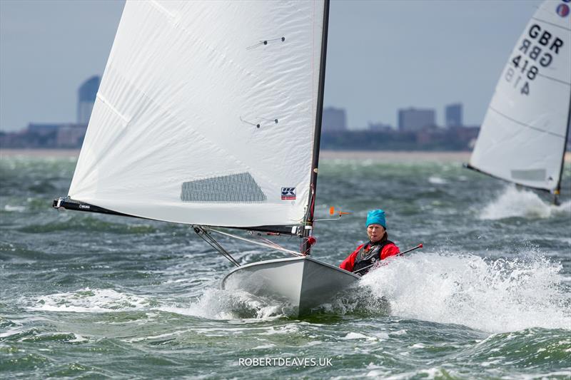 Europe UK Nationals at Hayling Island Day 1 photo copyright Robert Deaves / www.robertdeaves.uk taken at Hayling Island Sailing Club and featuring the Europe class