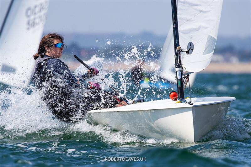 Europe UK Nationals at Hayling Island Day 3 photo copyright Robert Deaves / www.robertdeaves.uk taken at Hayling Island Sailing Club and featuring the Europe class