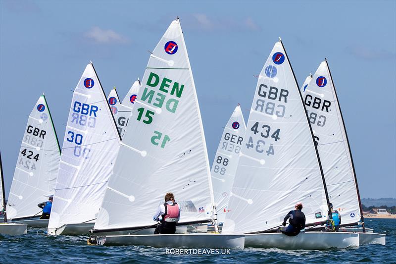 Europe UK Nationals at Hayling Island Day 3 photo copyright Robert Deaves / www.robertdeaves.uk taken at Hayling Island Sailing Club and featuring the Europe class