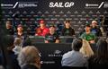 The SailGP drivers speak to media during the pre-event press conference - Rockwool Canada Sail Grand Prix in Halifax May 31, 2024 © Simon Bruty/SailGP