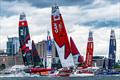 Canada SailGP Team during a practice session ahead of the Rockwool Canada Sail Grand Prix in Halifax . May 2024 © Ricardo Pinto/SailGP