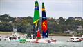 Spain digs in allowing Australia to pass ahead and go on to wing the Final - ITM New Zealand SailGP - January 19,2025uary