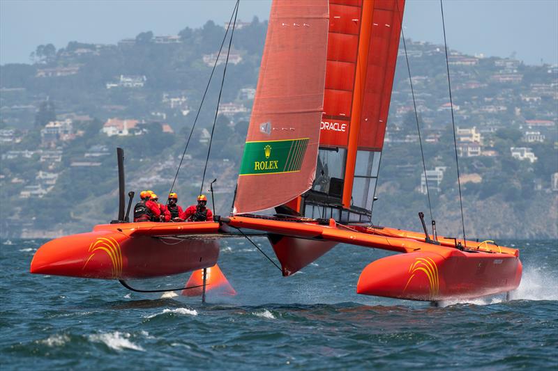 Team China. Practice race day, Event 2, Season 1 SailGP event in San Francisco - photo © Chris Cameron for SailGP