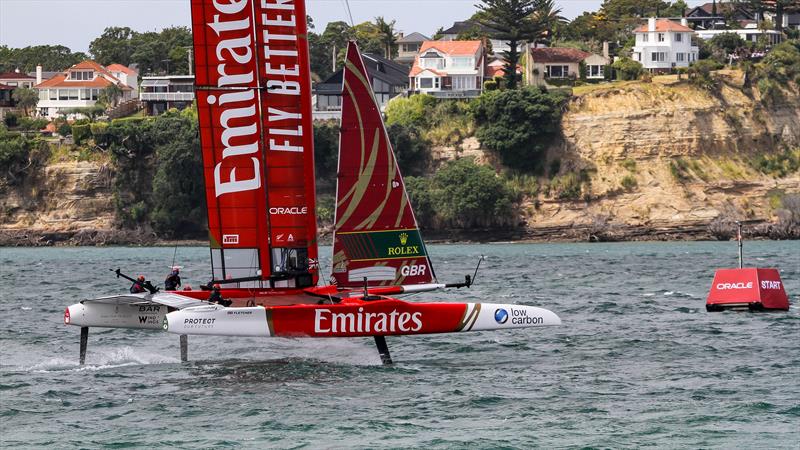 Practice Session - Day 5 - Auckland SailGP - January 14,  2024 photo copyright Richard Gladwell - Sail-World.com/nz taken at Royal New Zealand Yacht Squadron and featuring the F50 class