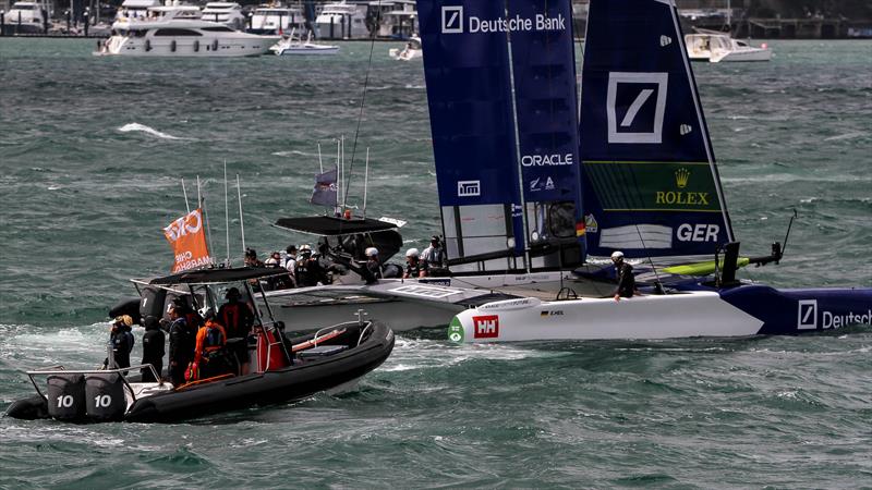 Practice Session - Day 5 - Auckland SailGP - January 14,  2024 photo copyright Richard Gladwell - Sail-World.com/nz taken at Royal New Zealand Yacht Squadron and featuring the F50 class