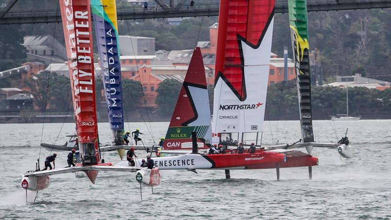 Practice Session - Day 5 - Auckland SailGP - January 14,  2024 photo copyright Richard Gladwell - Sail-World.com/nz taken at Royal New Zealand Yacht Squadron and featuring the F50 class