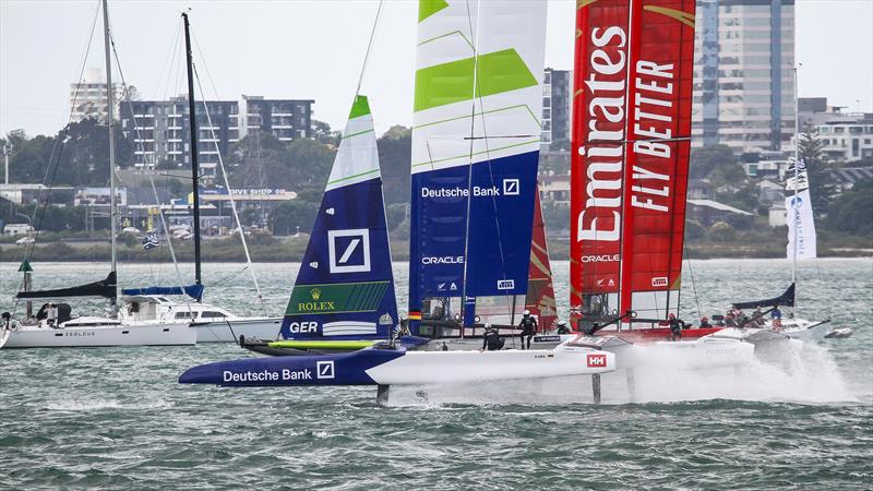 Practice Session - Day 5 - Auckland SailGP - January 14,  2024 photo copyright Richard Gladwell - Sail-World.com/nz taken at Royal New Zealand Yacht Squadron and featuring the F50 class