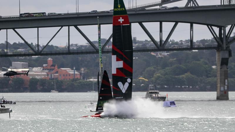 Practice Session - Day 5 - Auckland SailGP - January 14,  2024 photo copyright Richard Gladwell - Sail-World.com/nz taken at Royal New Zealand Yacht Squadron and featuring the F50 class