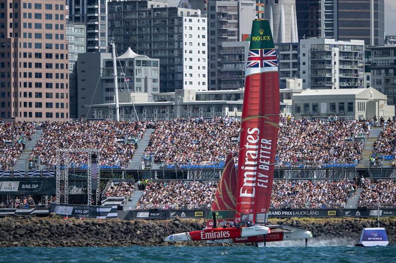 Emirates Great Britain SailGP Team helmed by Dylan Fletcher - Race Day 1 of ITM New Zealand Sail Grand Prix in Auckland - photo © Ricardo Pinto for SailGP