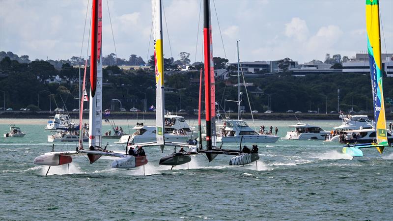  Race Day 1 - Auckland SailGP - January 18,  2024 photo copyright Richard Gladwell - Sail-World.com/nz taken at Royal New Zealand Yacht Squadron and featuring the F50 class