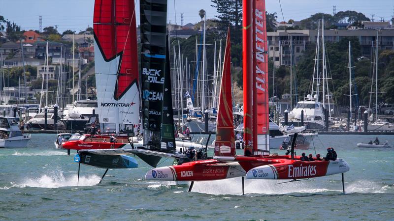  Race Day 1 - Auckland SailGP - January 18,  2024 photo copyright Richard Gladwell - Sail-World.com/nz taken at Royal New Zealand Yacht Squadron and featuring the F50 class