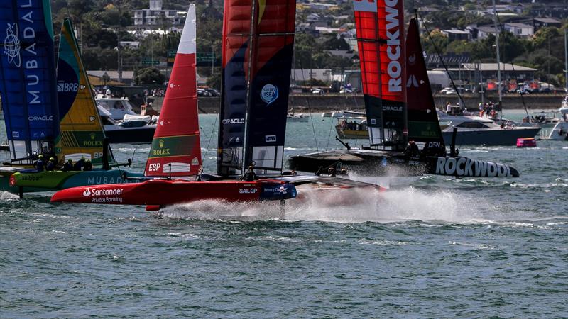  Race Day 1 - Auckland SailGP - January 18,  2024 photo copyright Richard Gladwell - Sail-World.com/nz taken at Royal New Zealand Yacht Squadron and featuring the F50 class