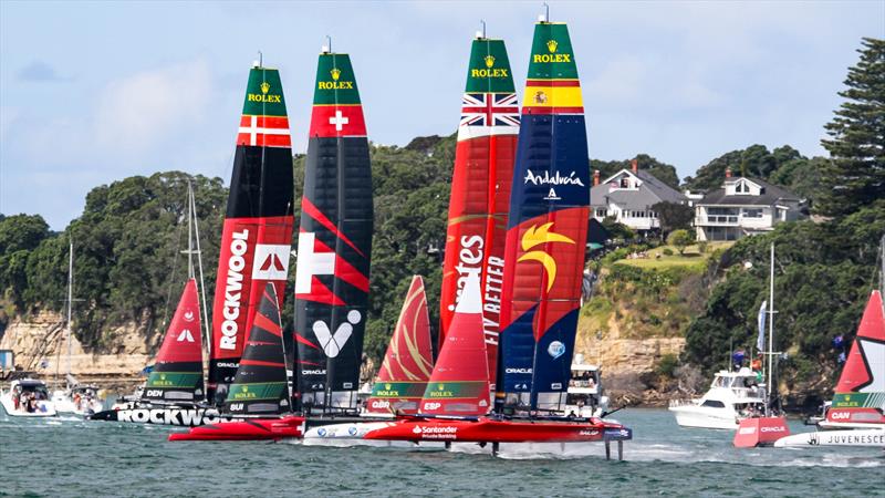  Race Day 1 - Auckland SailGP - January 18,  2024 photo copyright Richard Gladwell - Sail-World.com/nz taken at Royal New Zealand Yacht Squadron and featuring the F50 class